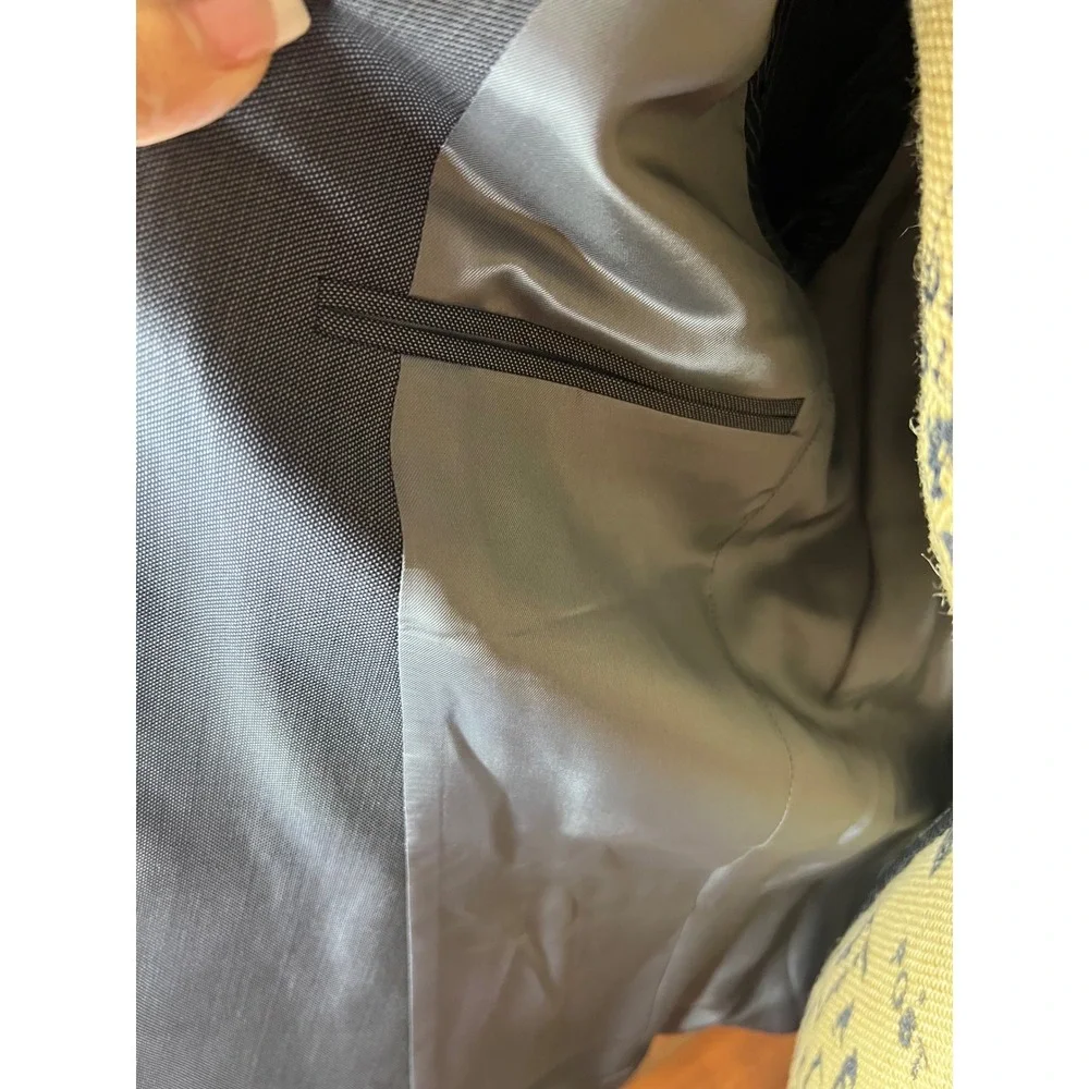 The Kooples Paris Mens Slim Fit Grey‎ Shawl Collar Blazer Suit Jacket Size 50S